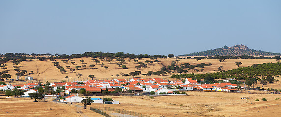 Image showing A small village in the countryside