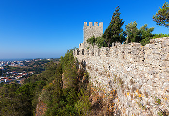 Image showing Perimeter fortified stone wall