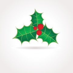 Image showing Christmas background with Christmas tree, vector illustration.