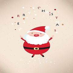 Image showing Illustration of Santa Claus