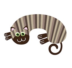 Image showing Cute cat illustration