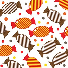 Image showing candy seamless background