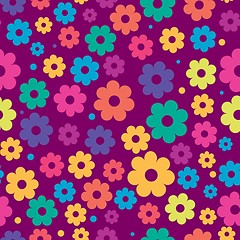 Image showing Cute floral seamless background