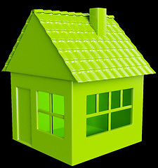 Image showing Realty and real assets: green house