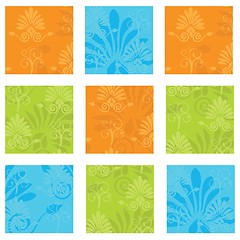 Image showing Cute vector background with decorative elements