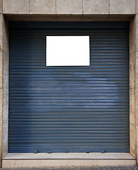 Image showing old painted shutters