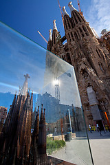 Image showing miniature copy of the La Sagrada Familia