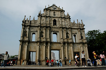 Image showing ruins of st. pauls church macau