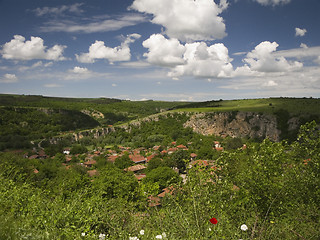 Image showing The play of the colors