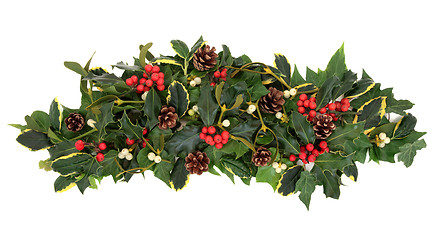 Image showing  Christmas Floral Arrangement