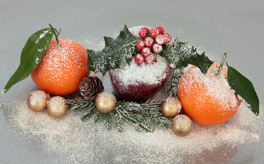 Image showing Christmas Fruit Decoration