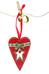 Image showing Christmas Heart Decoration