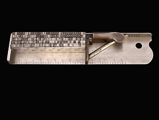 Image showing typesetter composing stick