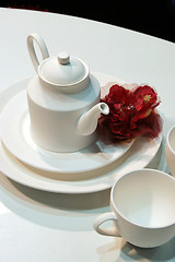 Image showing White crockery