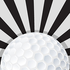 Image showing Golf ball icon design