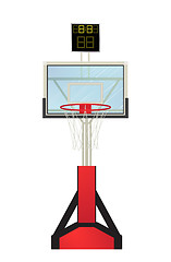 Image showing Basketball hoop