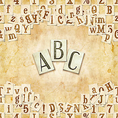 Image showing ABC background