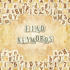 Image showing find keywords