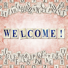 Image showing welcome !