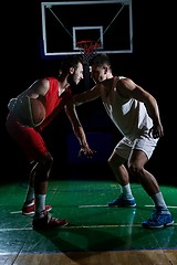 Image showing basketball player in action