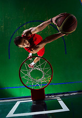 Image showing basketball player in action