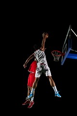 Image showing basketball player in action