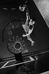 Image showing basketball player in action