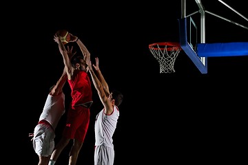 Image showing basketball player in action