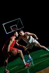 Image showing basketball player in action