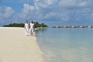 Image showing happy young couple have fun on summer