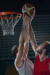 Image showing basketball player in action