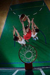 Image showing basketball player in action