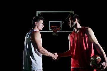 Image showing basketball player in action