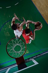 Image showing basketball player in action