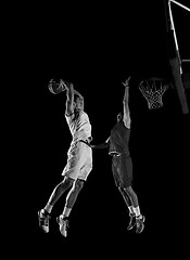 Image showing basketball player in action