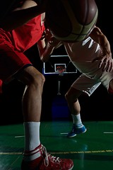 Image showing basketball player in action