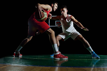 Image showing basketball player in action