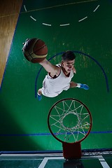 Image showing basketball player in action