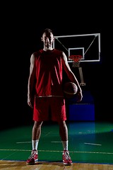 Image showing Basketball player portrait