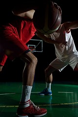 Image showing basketball player in action