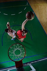 Image showing basketball player in action