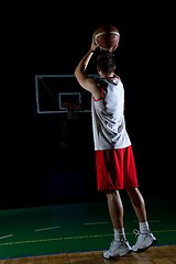 Image showing basketball player in action