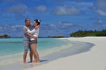 Image showing happy young couple have fun on summer