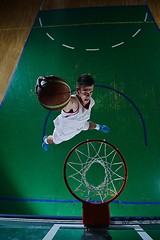 Image showing basketball player in action