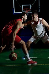 Image showing basketball player in action