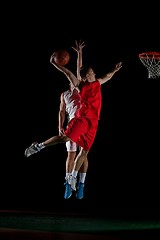 Image showing basketball player in action