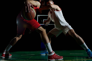 Image showing basketball player in action