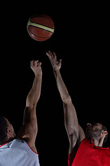 Image showing basketball player in action