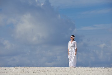 Image showing happy woman enjoy  summer time