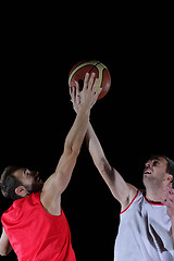 Image showing basketball player in action